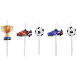 Gifi Bougie football pique x5