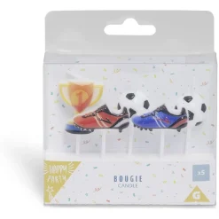 Gifi Bougie football pique x5