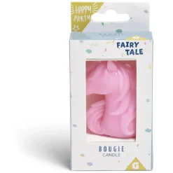 New Gifi Bougie licorne rose H8cm