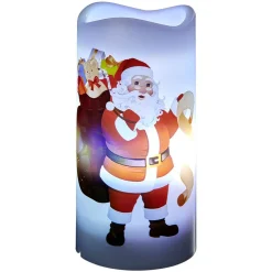 Gifi Bougie projecteur LED Noël^ Décoration Extérieure De Noël