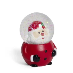 Gifi Boule à neige Noël Ø4,5xH7cm^ Décoration Sapin
