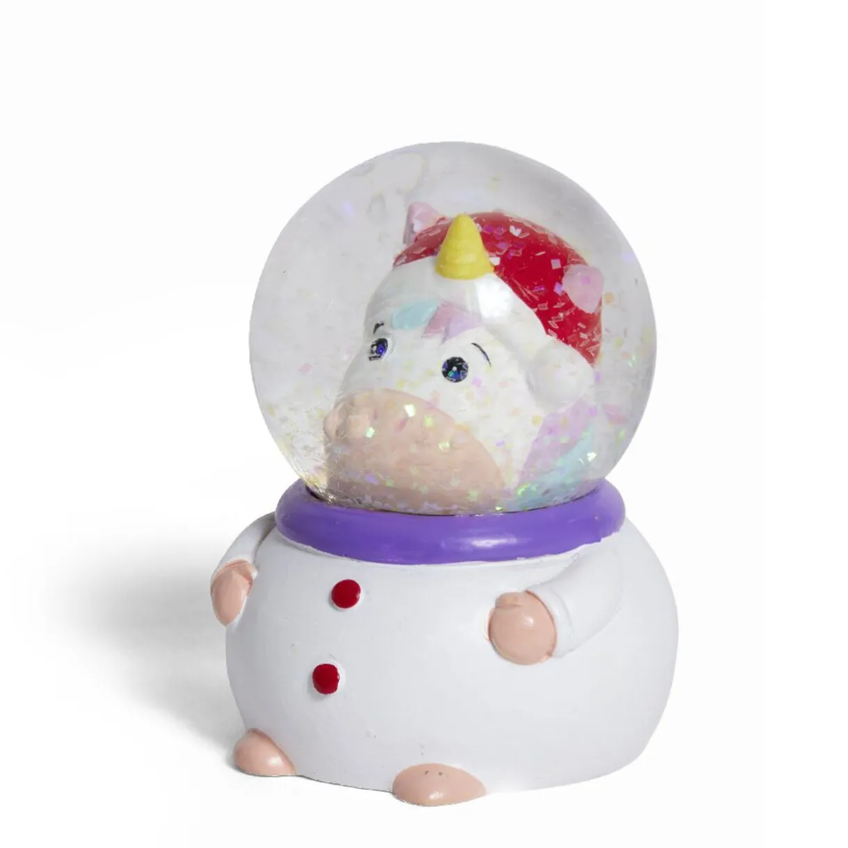 Gifi Boule à neige Noël Ø4,5xH7cm^ Décoration Sapin