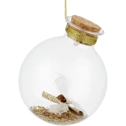 Gifi Boule déco de Noël doré Ø8 cm^ Décoration Sapin