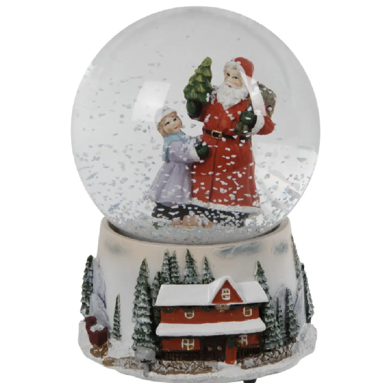 Gifi Boule de neige musicale en verre^ Décoration Intérieure De Noël
