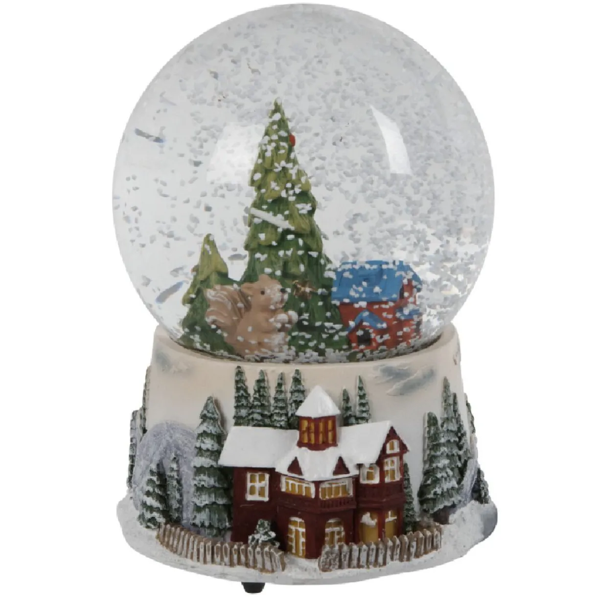 Gifi Boule de neige musicale en verre^ Décoration Intérieure De Noël