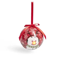 Clearance Gifi Boule de Noël à suspendre avec nez rouge LED Ø8cm - 4 modèles