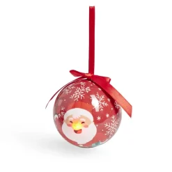 Clearance Gifi Boule de Noël à suspendre avec nez rouge LED Ø8cm - 4 modèles