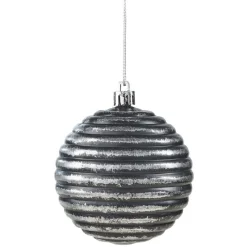 Gifi Boule de Noël à suspendre effet métal brossé^ Décoration Sapin