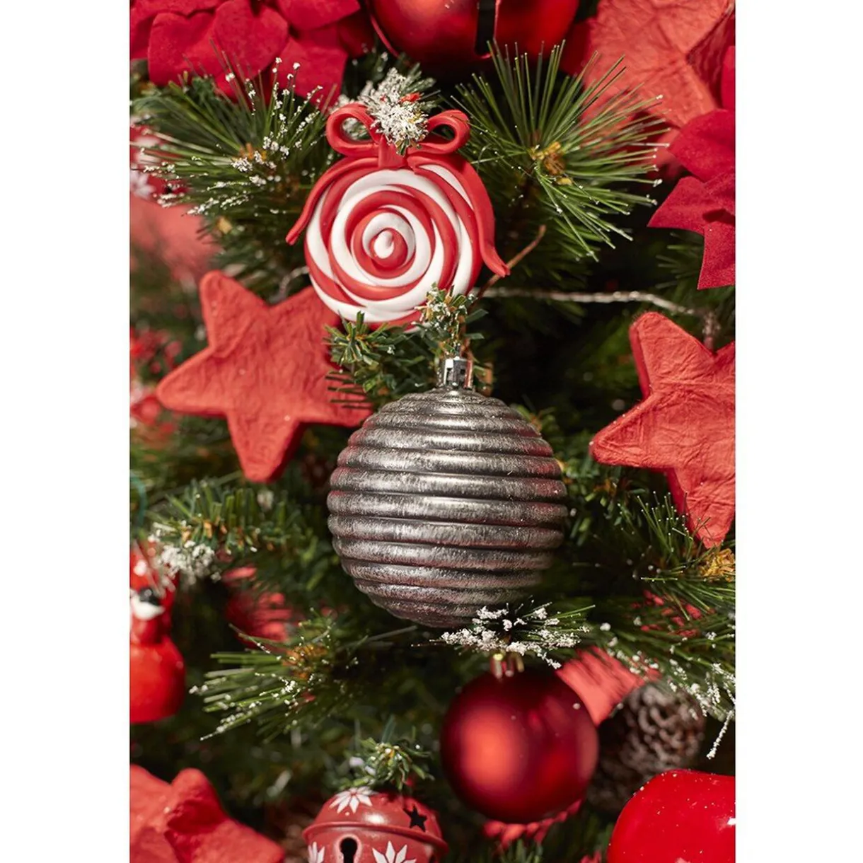 Gifi Boule de Noël à suspendre effet métal brossé^ Décoration Sapin