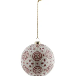 Gifi Boule de Noël à suspendre motif carreau ciment^ Décoration Sapin