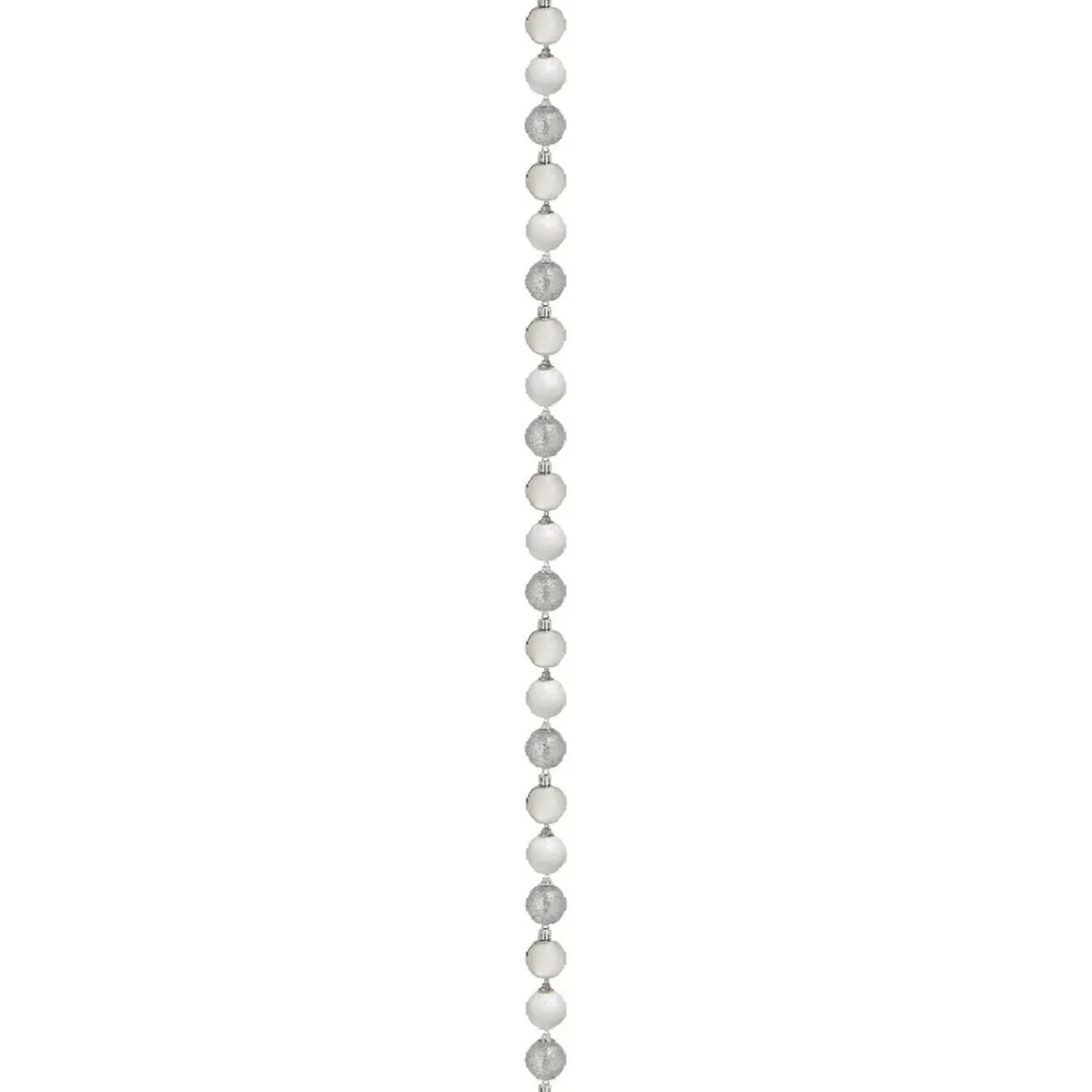 Gifi Boule de Noël argentée et blanche x25^ Décoration Sapin