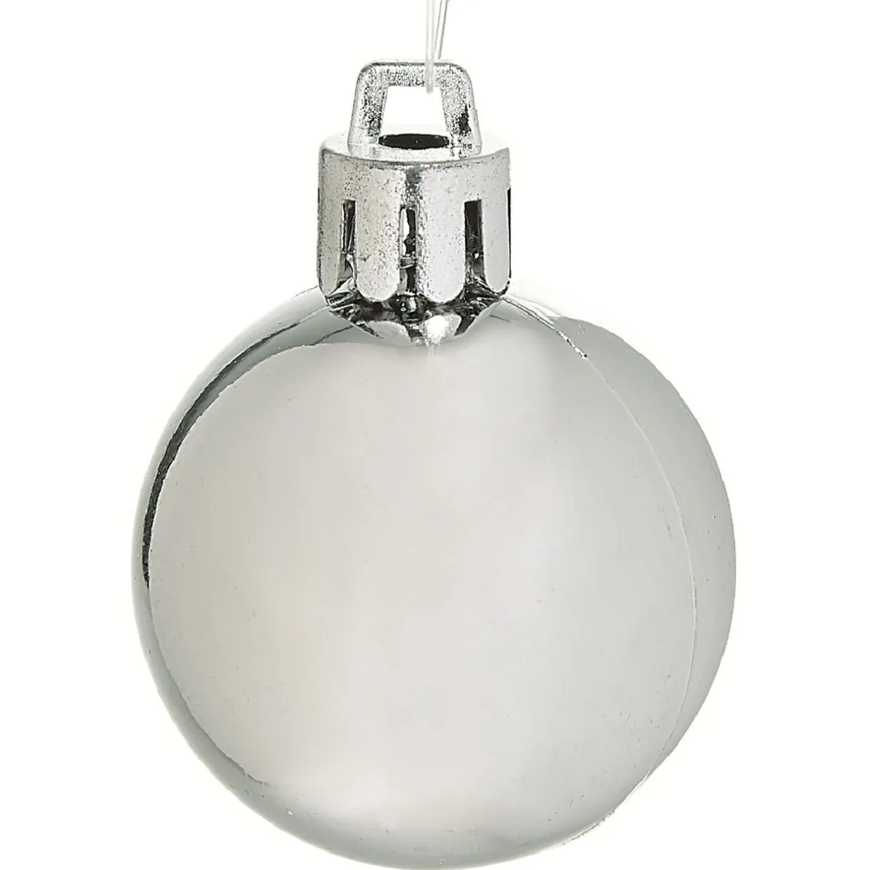Gifi Boule de Noël argentée et blanche x25^ Décoration Sapin