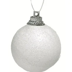 Gifi Boule de Noël argentée et blanche x25^ Décoration Sapin