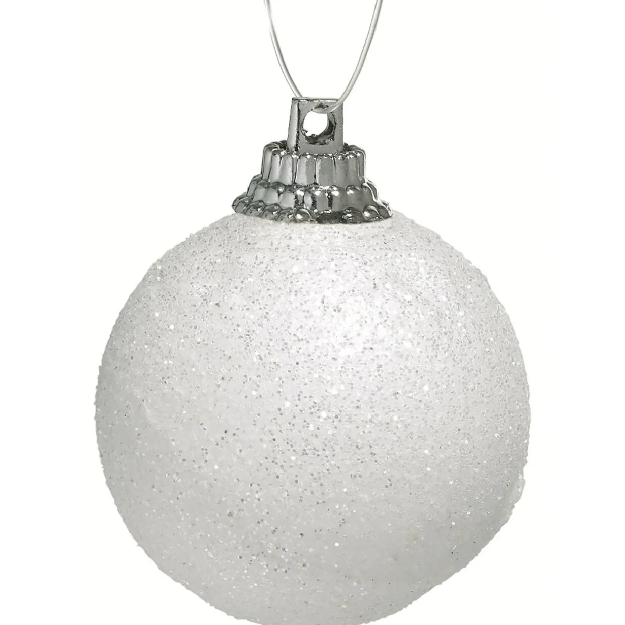 Gifi Boule de Noël argentée et blanche x25^ Décoration Sapin