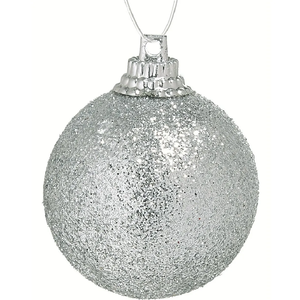 Gifi Boule de Noël argentée et blanche x25^ Décoration Sapin