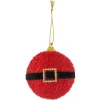 Gifi Boule de Noël avec ceinture pailletée^ Décoration Sapin