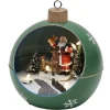 Gifi Boule de Noël avec figurines 4 LED^ Décoration Intérieure De Noël