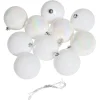 Best Gifi Boule de Noël blanc iridescent brillant Ø6cm x10