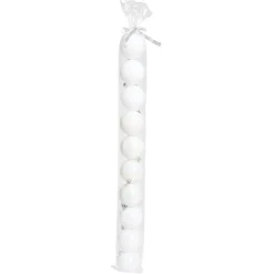 Best Gifi Boule de Noël blanc iridescent brillant Ø6cm x10