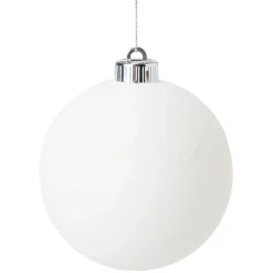 Gifi Boule de Noël blanche Ø12cm x5^ Décoration Sapin