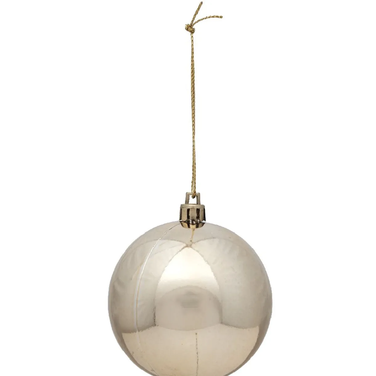 Gifi Boule de Noël blanche et dorée x 50^ Décoration Sapin