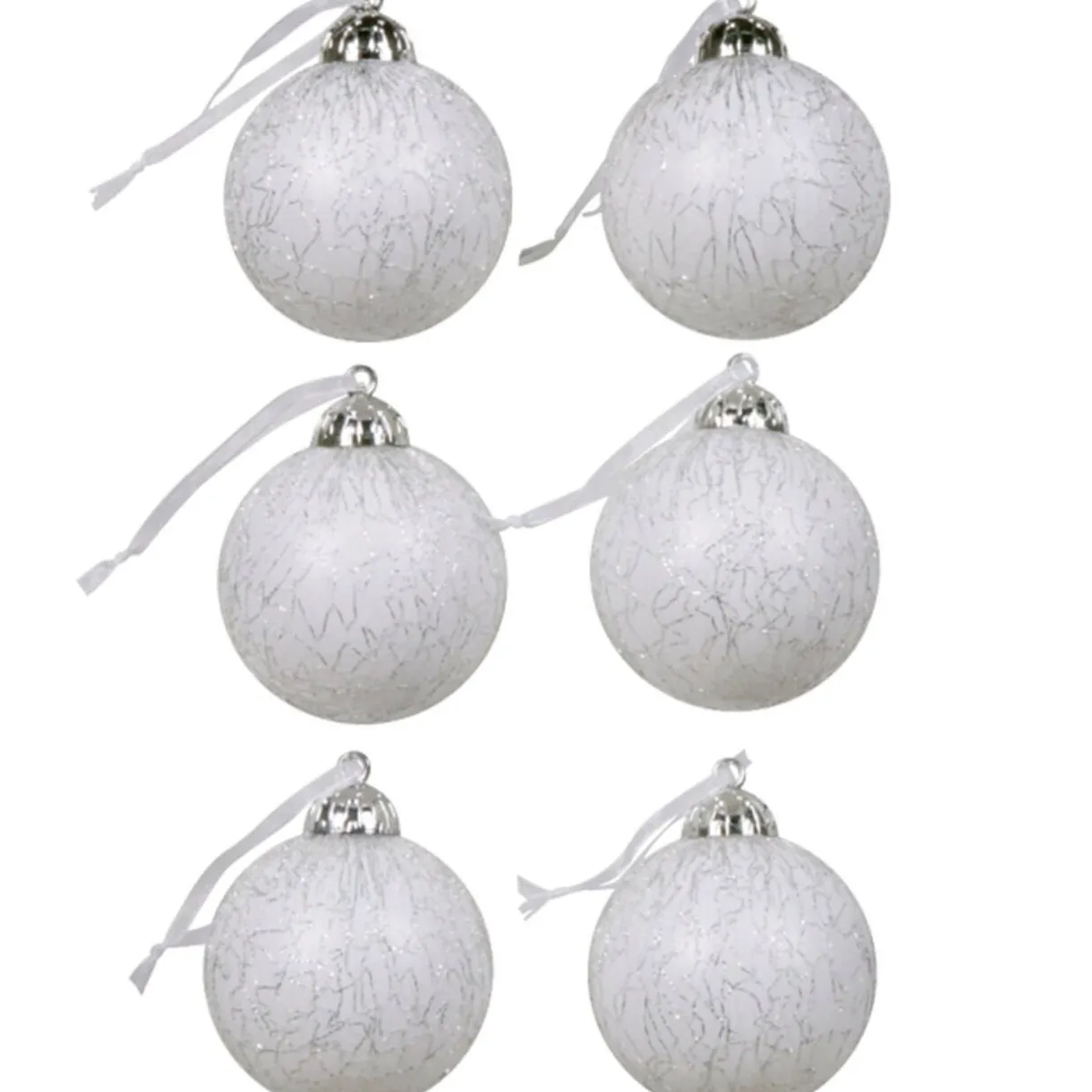 Gifi Boule de Noël blanche x6^ Décoration Sapin