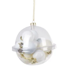 Gifi Boule de Noël blanche x12^ Décoration Sapin