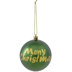 Gifi Boule de Noël colorée avec inscription Merry Christmas^ Décoration Sapin