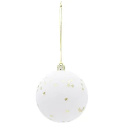 Gifi Boule de Noël déco étoiles Ø8 cm^ Décoration Sapin