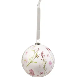 Gifi Boule de Noël design floral Ø8cm^ Décoration Sapin