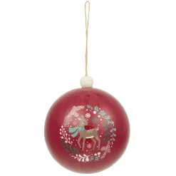 Gifi Boule de Noël design tradition Ø8 cm^ Décoration Sapin