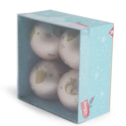 Gifi Boule de Noël Disney Bambi rose Ø8cm x4^ Décoration Sapin
