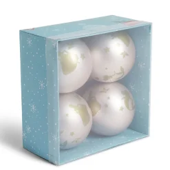 Gifi Boule de Noël Disney Bambi rose Ø8cm x4^ Décoration Sapin