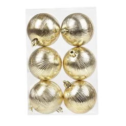 Gifi Boule de Noël dorée x6^ Décoration Sapin