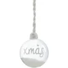 Gifi Boule de Noël en verre à suspendre^ Décoration Sapin