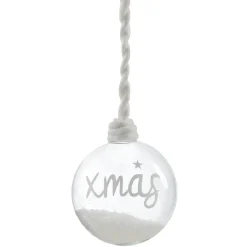 Gifi Boule de Noël en verre à suspendre^ Décoration Sapin