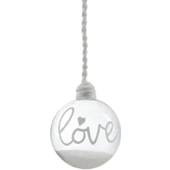 Gifi Boule de Noël en verre à suspendre^ Décoration Sapin