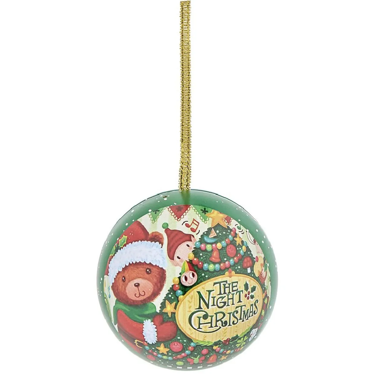 Gifi Boule de Noël esprit traditionnel A remplir^ Décoration Sapin