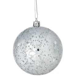 Gifi Boule de Noël flocon de neigeà suspendre^ Décoration Sapin