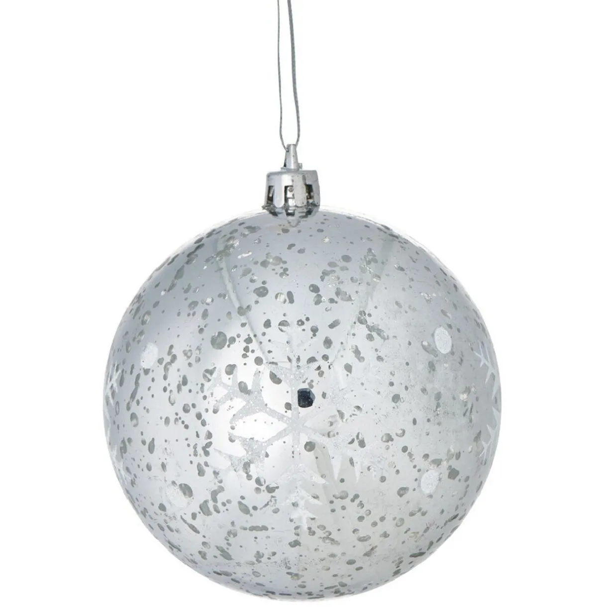 Gifi Boule de Noël flocon de neigeà suspendre^ Décoration Sapin