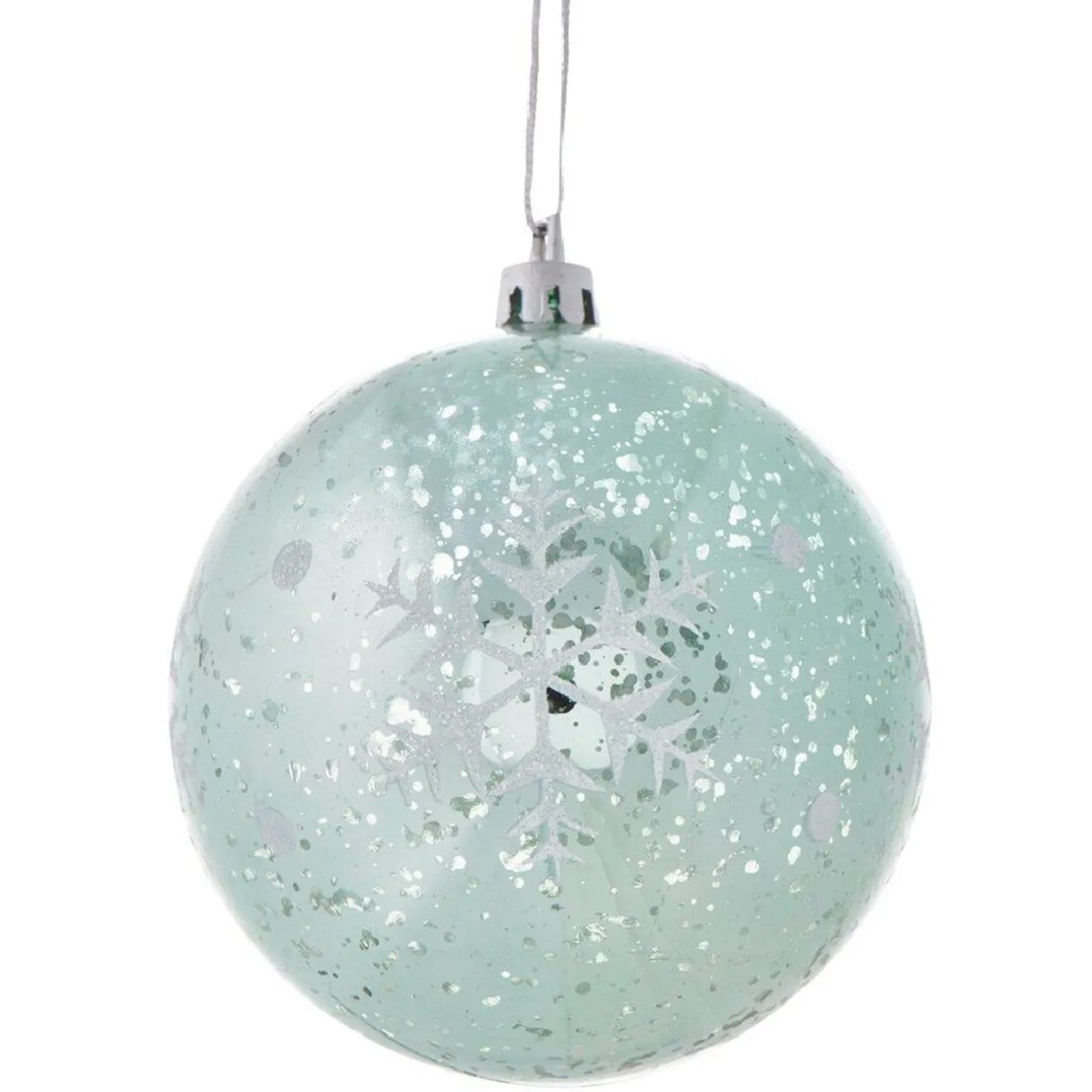 Gifi Boule de Noël flocon de neigeà suspendre^ Décoration Sapin