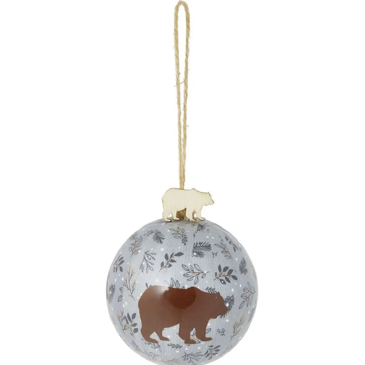 Gifi Boule de Noël forêt de Noël Ø8cm - 3 modèles^ Décoration Sapin