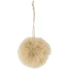 Gifi Boule de Noël fourrure marron Ø6cm^ Décoration Sapin