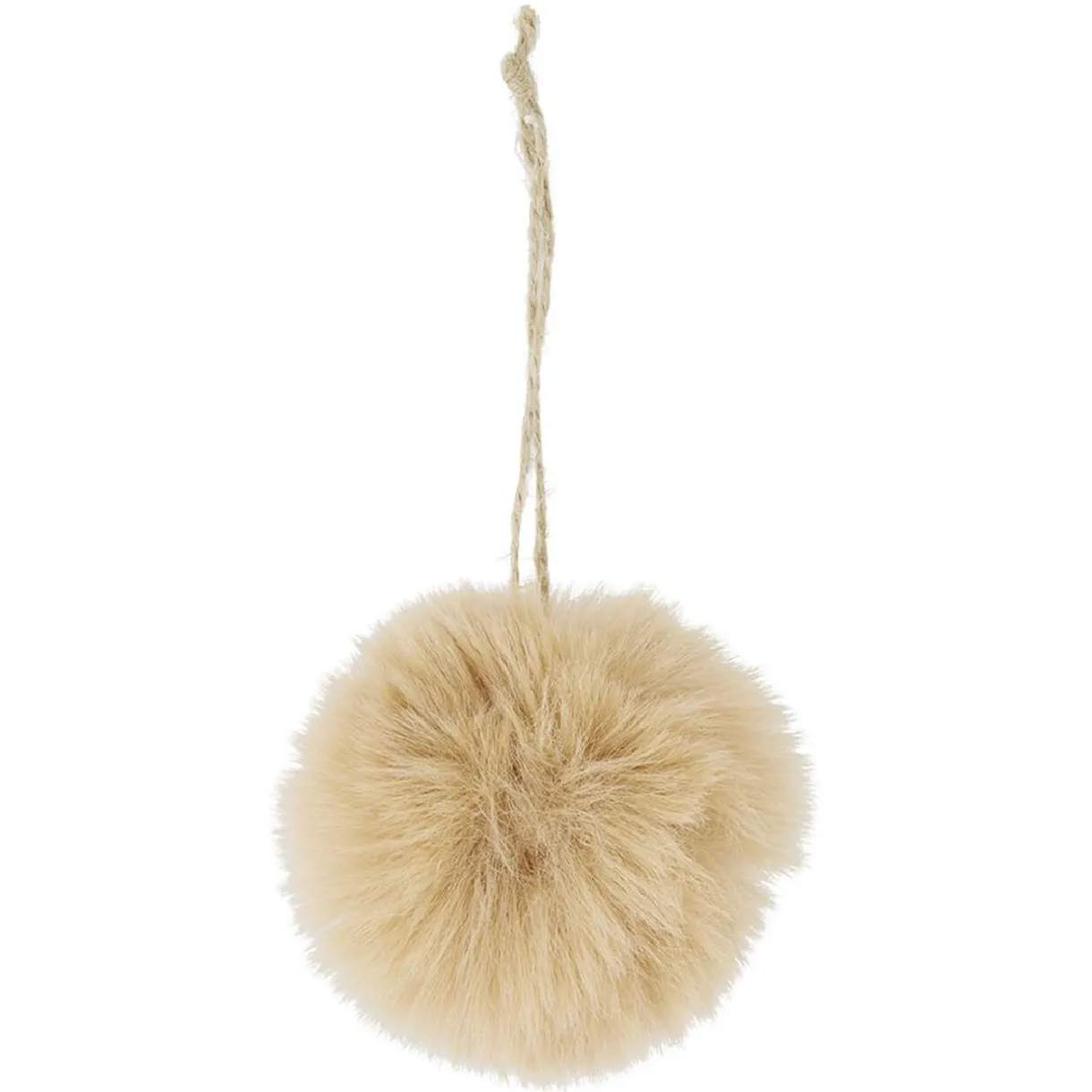 Gifi Boule de Noël fourrure marron Ø6cm^ Décoration Sapin