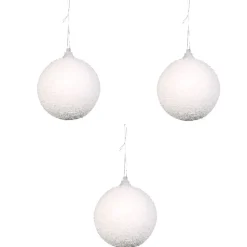 New Gifi Boule de Noël imitation neige X3