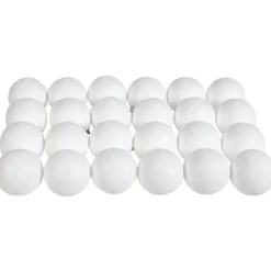 Best Gifi Boule de Noël imitation neige Ø6cm x24