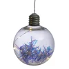 Gifi Boule de Noël lumineuse 6 LED blanc chaud Ø15 cm^ Décoration Extérieure De Noël
