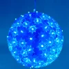 Gifi Boule de Noël lumineuse bleue clignotante^ Décoration Extérieure De Noël