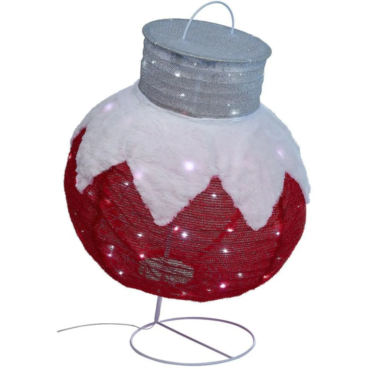 Gifi Boule de Noël lumineuse Ø50cm^ Décoration Extérieure De Noël