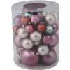Gifi Boule de Noël mauve bleu fuchsia violet x50^ Décoration Sapin